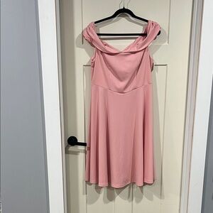 Abella Strapless Pink Dress